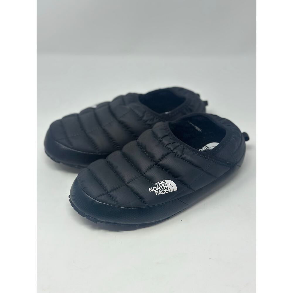 The North Face Thermoball Black Traction Mules Slip On Quilted Slippers Size 5